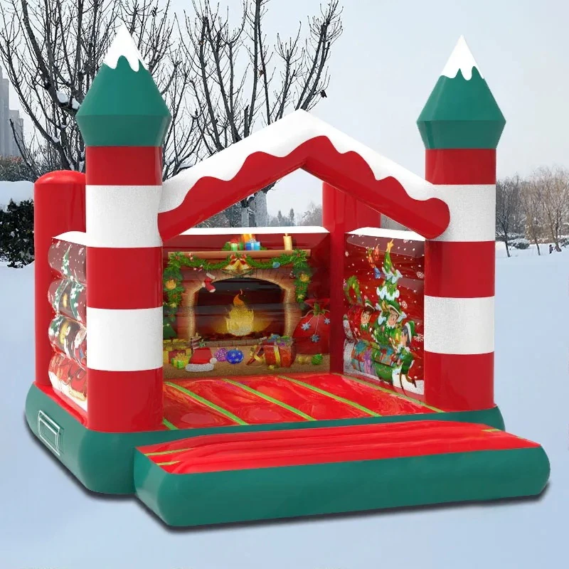 บ้านลมเป่าลมซานตาคลอส บ้านลมเป่าลมรูปกวางเรนเดียร์สำหรับเช่าจัดงานปาร์ตี้