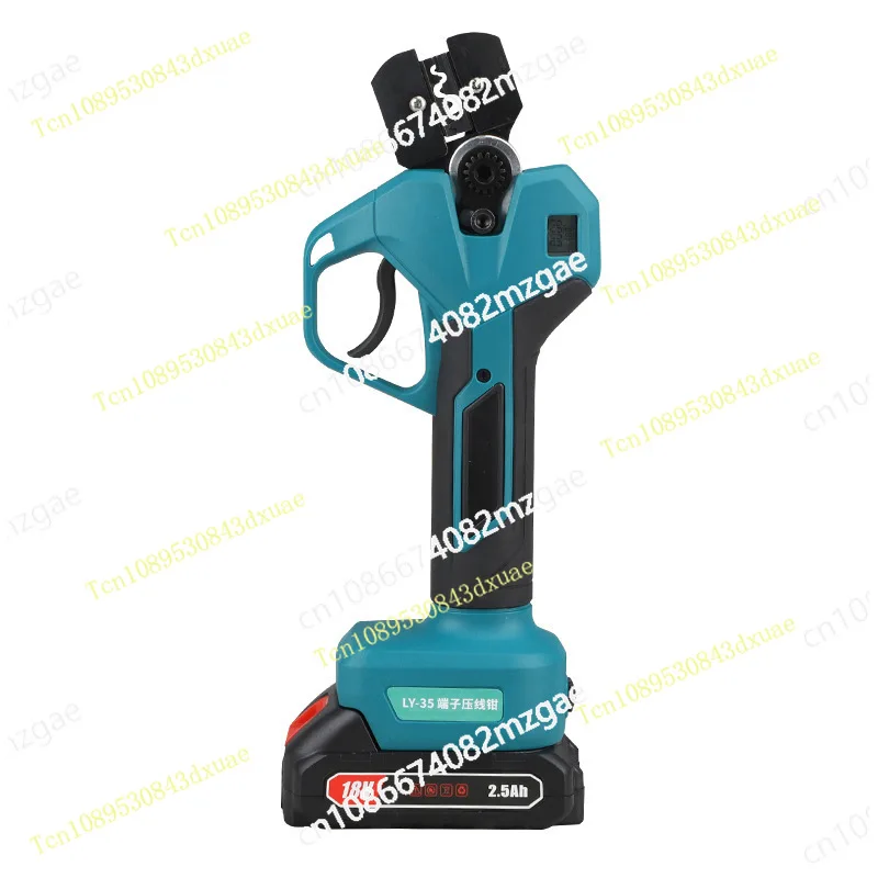 Rechargeable cold pressing pliers Electric hydraulic crimping pliers Small insulated tube type Bare terminal Quick crimping tool