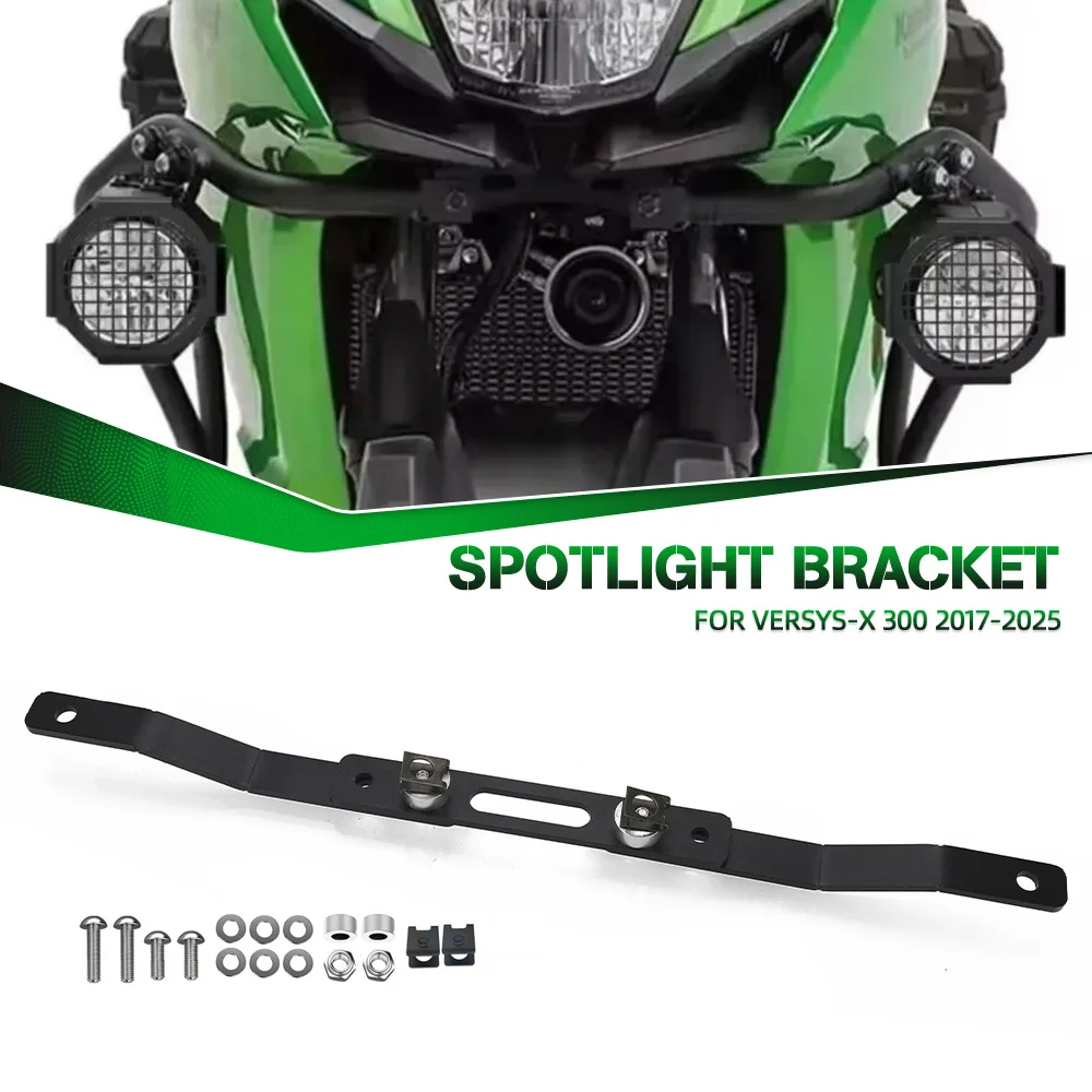 2025 For Kawasaki Versys-X 300 2017-2023-2024 Auxiliary Light Bracket Additional Lights Bracket Driving Mount LED Light Mount
