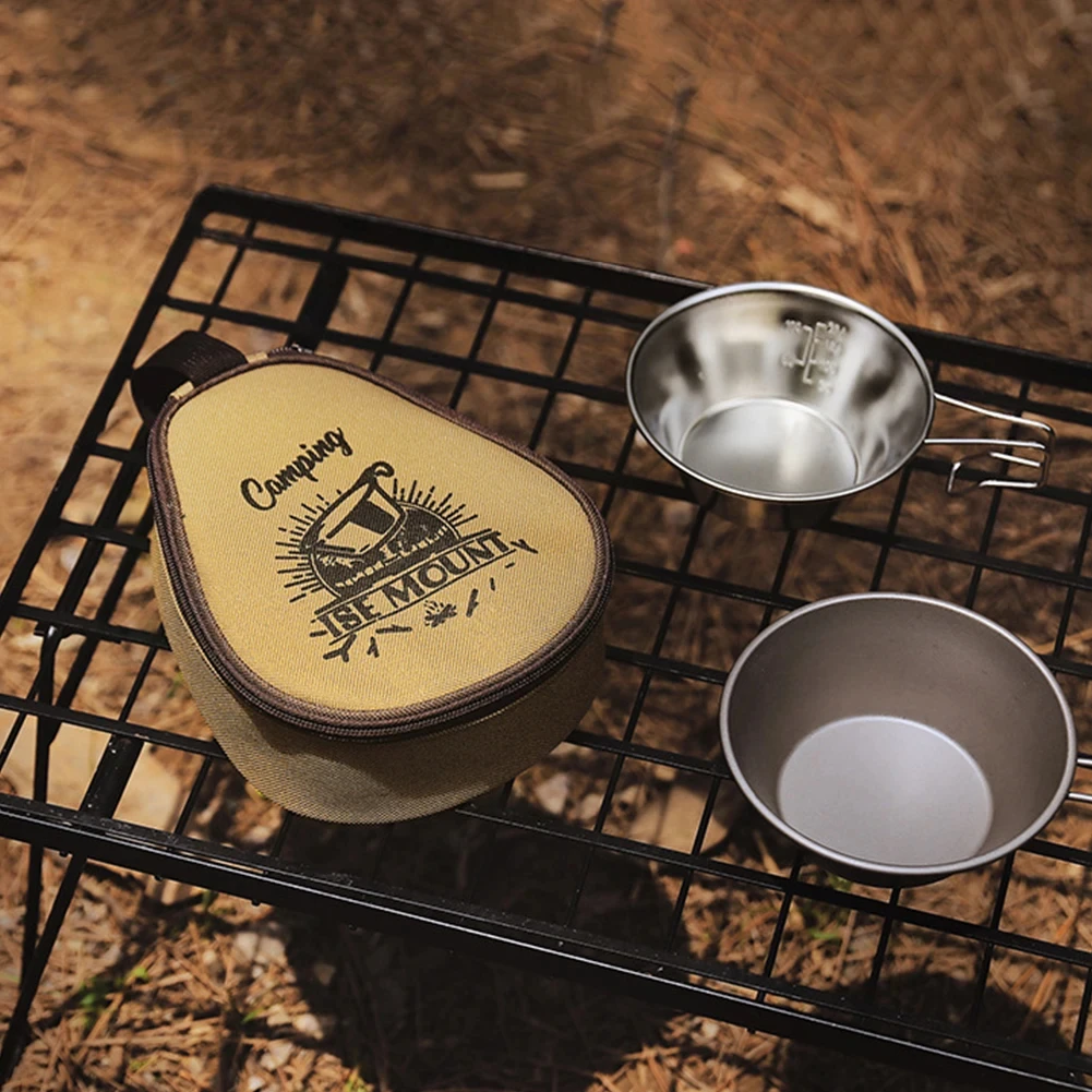 Sierra Bowl Aufbewahrungstasche, Oxford, wasserdicht, für Geschirr, Tassen, Tragetasche, Organizer, Outdoor, Camping, Reisen, Grill, Picknick – Detail 12