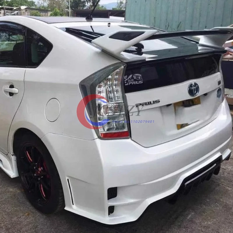 Für Toyota Prius 2003 - 2012 ABS-Material Auto-Heckspoiler Flügel Zubehör Karosserie-Kit