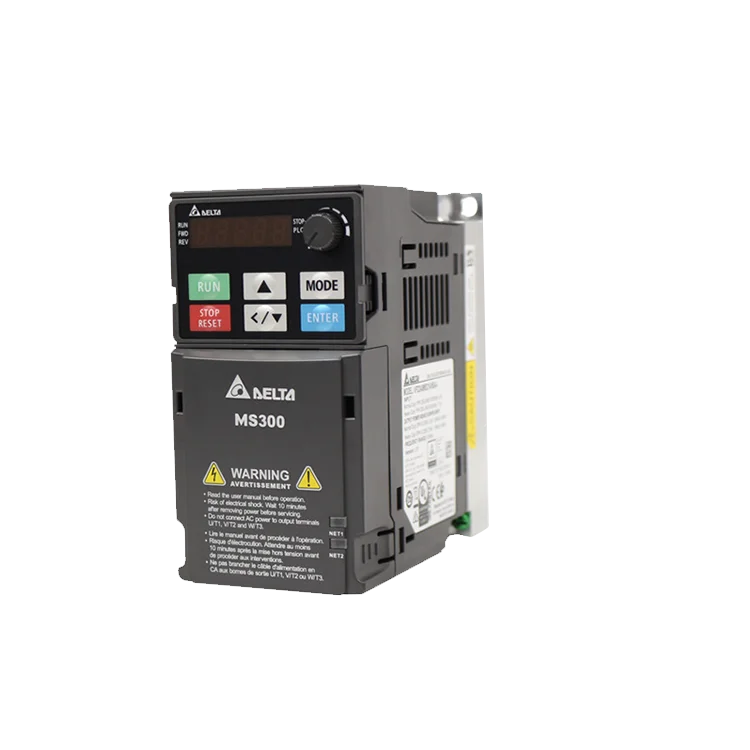 International Brand Factory Wholesale MS300 Series C2 Class VFD2A7MS43AFSAA 3P 460V 0.75kW Brake Unit Frequency Inverter