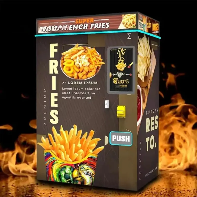 Frietautomaat Robot Automatische Frietautomaat Frietjes of Kip Auto Snacks Maker Automaat