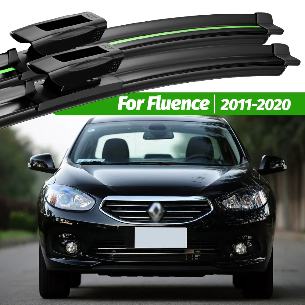 

For Renault Fluence 2011-2020 2pcs Front Windshield Wiper Blades 2012 2013 2014 2017 2018 2019 Windscreen Window Accessories