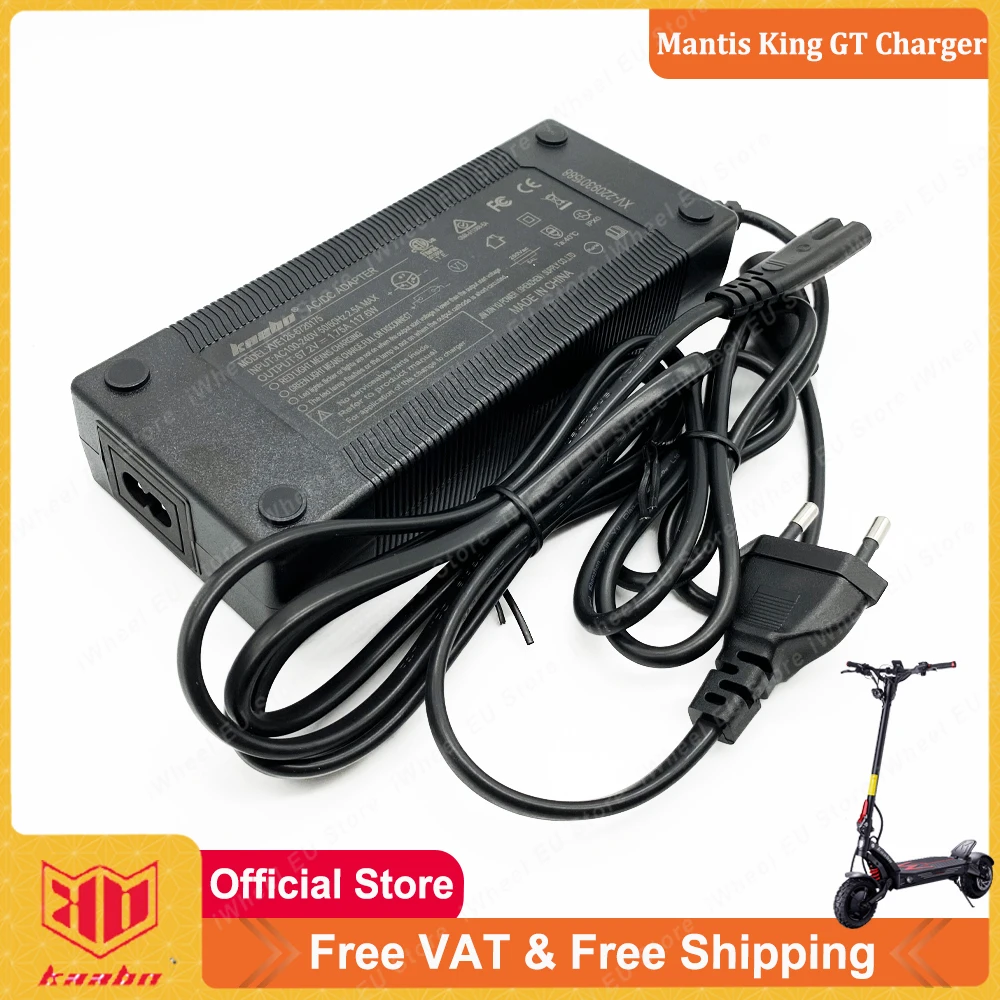 Original Kaabo Mantis King GT 67.2V 1.75A Charger Customized 67.2V 5A Fast Charger for Kaabo Mantis King GT 60V 24Ah Scooter