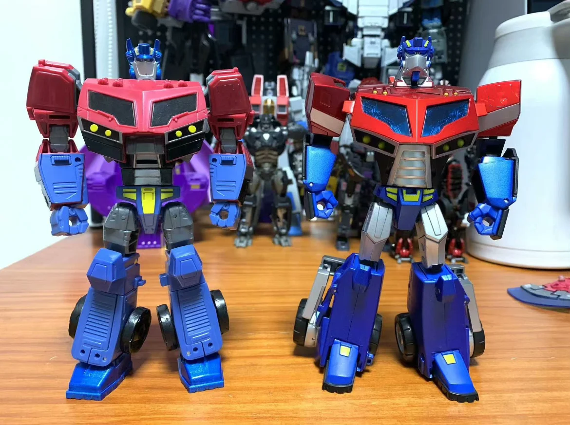 BS-25 Legacy TFA Animated '08 Op Prime/Car Robber Kit di accessori per la vita e la piastra del piede che aumenta l'altezza