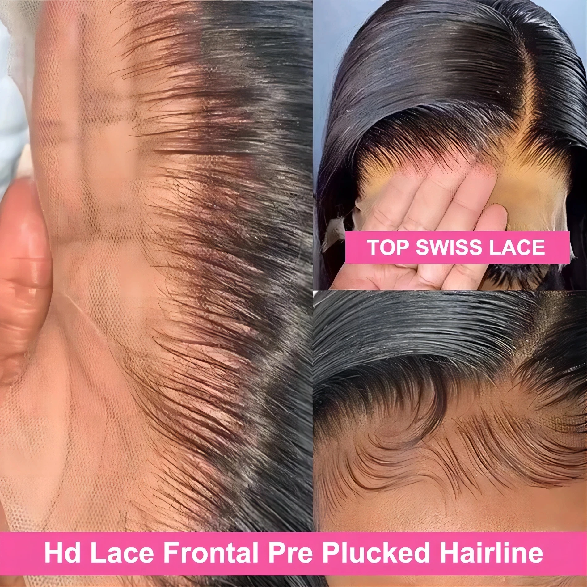 IRoshion 250 الكثافة 38 40 بوصة قبل قطعها الدانتيل الباروكات الأمامية 13x6 13x7 العظام مستقيم HD الدانتيل الشفاف الجبهة خصلات الشعر المستعار الإنسان