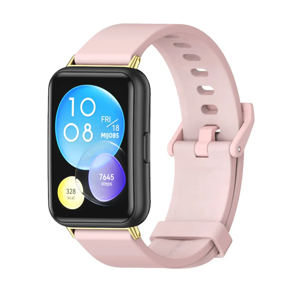 حزام لهواوي ساعة صالح 2 الفرقة سوار الذكية المعصم حزام الساعات استبدال المعادن Correa fit2 الفرقة Pulsera اكسسوارات