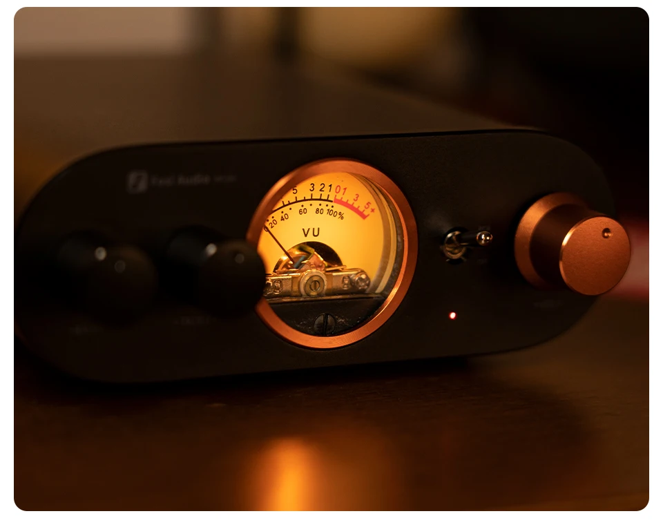 Fosi Audio MC101 Bluetooth-Stereoverstärker Home Audio Mini-Verstärker mit VU-Meter 2-Kanal-HiFi-Empfänger für passive Lautsprecher – Detail 25