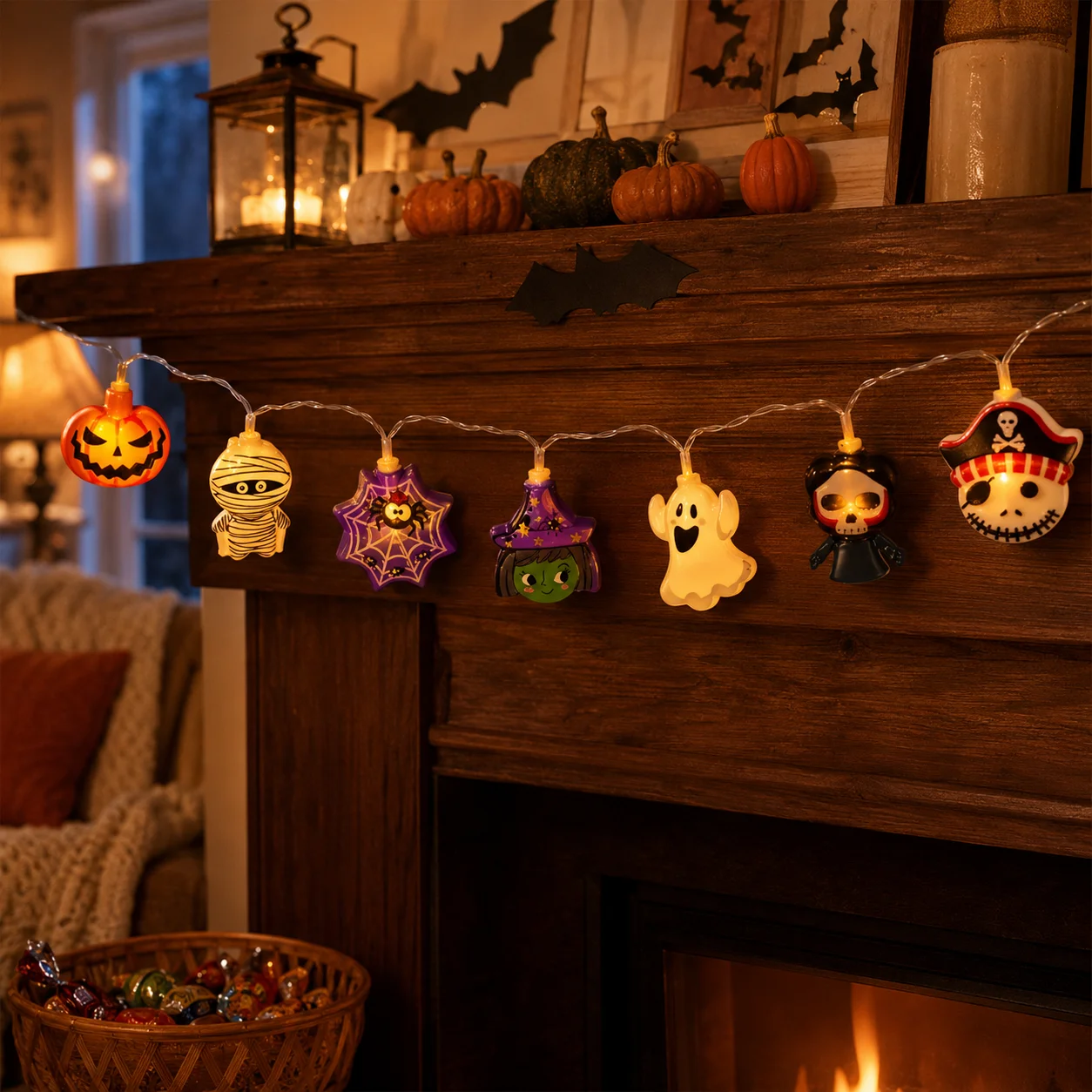 1pc Halloween LED String Light - Led Lighting Decor 评论和价格