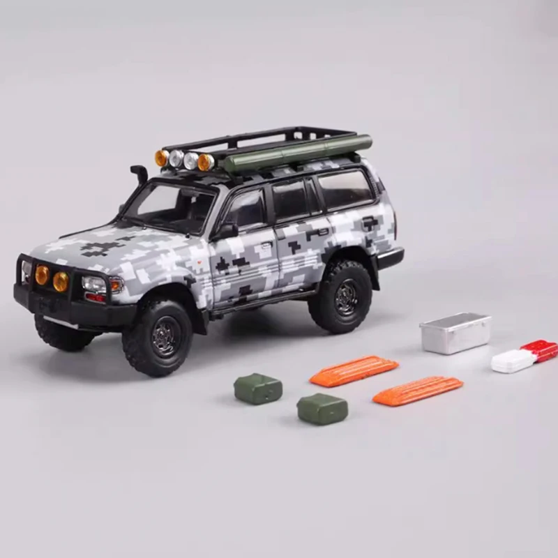

GCD Diecast 1:64 Scale LC80 Off-road SUV Alloy Simulation Car Model Collection Souvenir Display Ornaments Gift