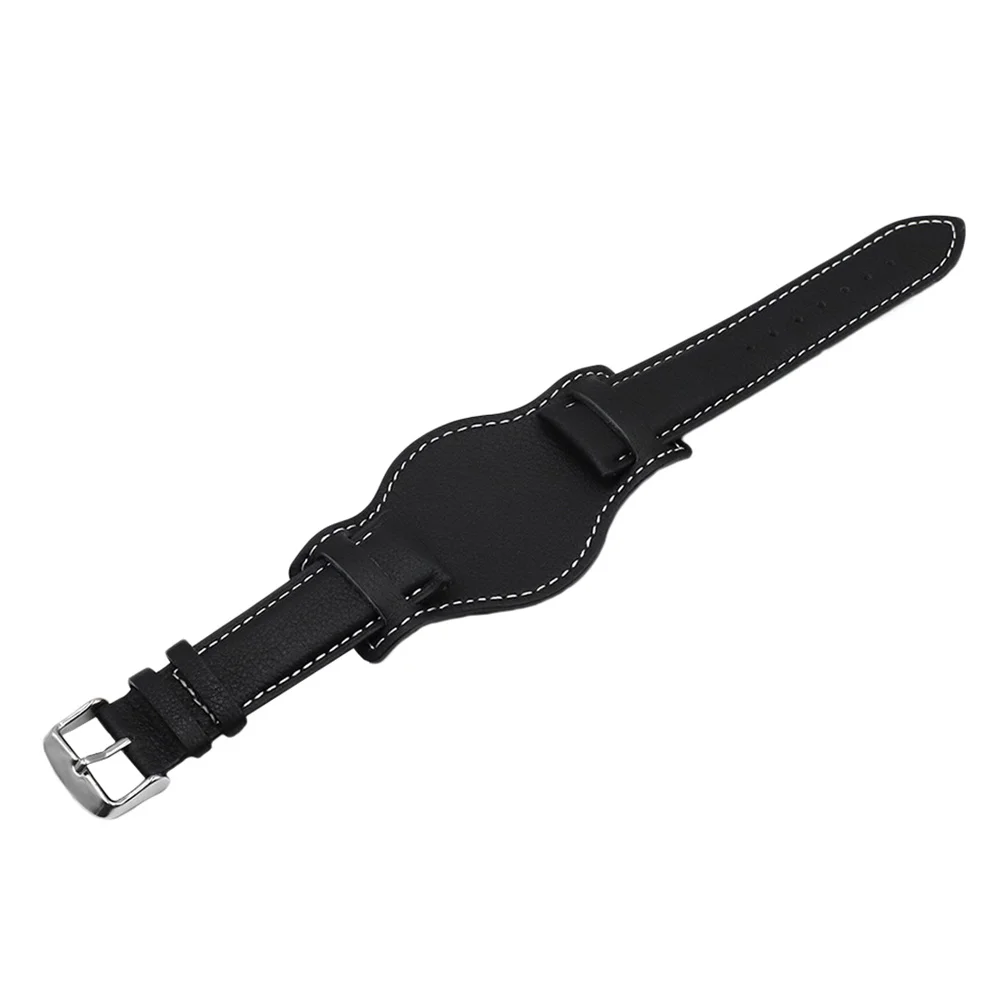 

Cowhide Watch Strap Adjustable Band For Men Women Comfort Fit Anti-Metal Allergy Wristband Classic Accessory