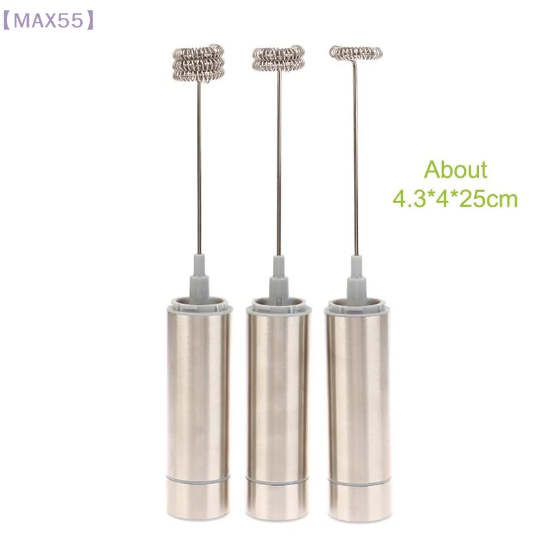 【MAX-55】خلاط رغوة الحليب والقهوة المنزلية الكهربائية وخلاط الحليب وخافق البيض المحمول