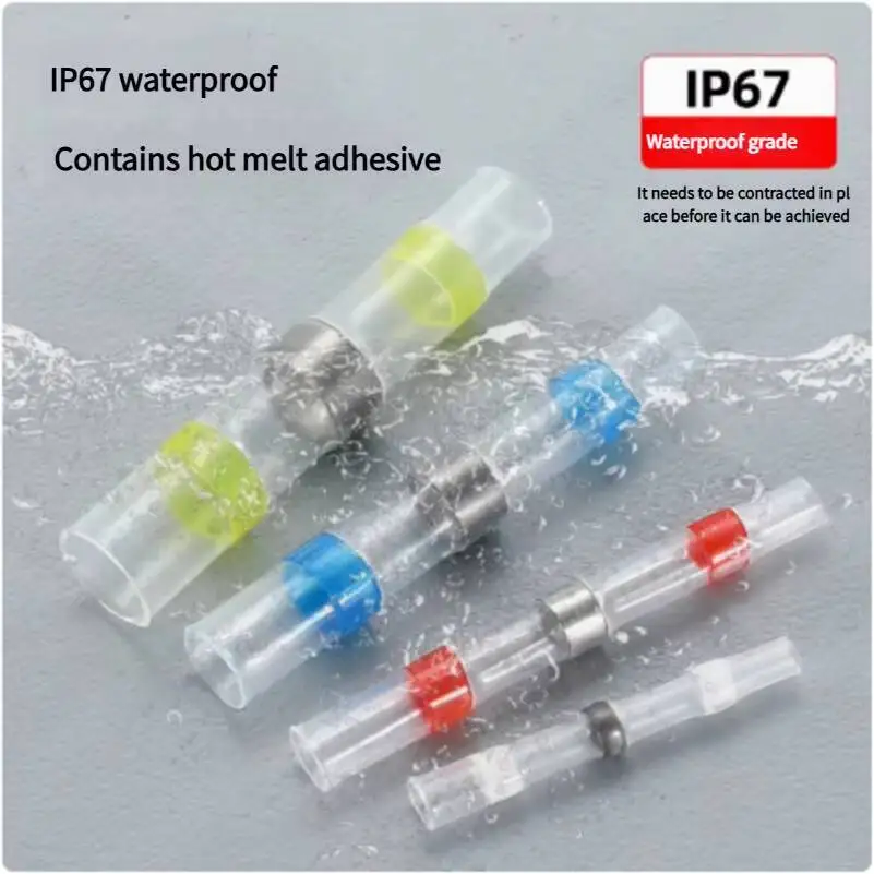 طقم توصيل سلك لحام مقاوم للماء 0.25-6mm2 قابل للانكماش الحراري للعزل البحري التلقائي #6