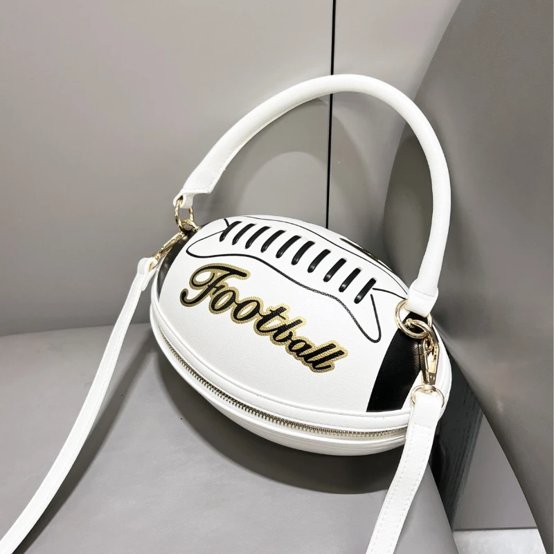 ヨーロッパとアメリカの女性用ハンドバッグ、フットボール型バッグ、楽しいイブニングバッグ、宴会パーティーバッグ、ショルダーバッグ