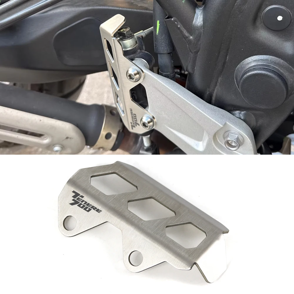 For Yamaha Tenere 700 T7 World Raid XTZ700 2019-2026 Rear Brake Master Cylinder Guard Cover Protector Motorcycle Accessories