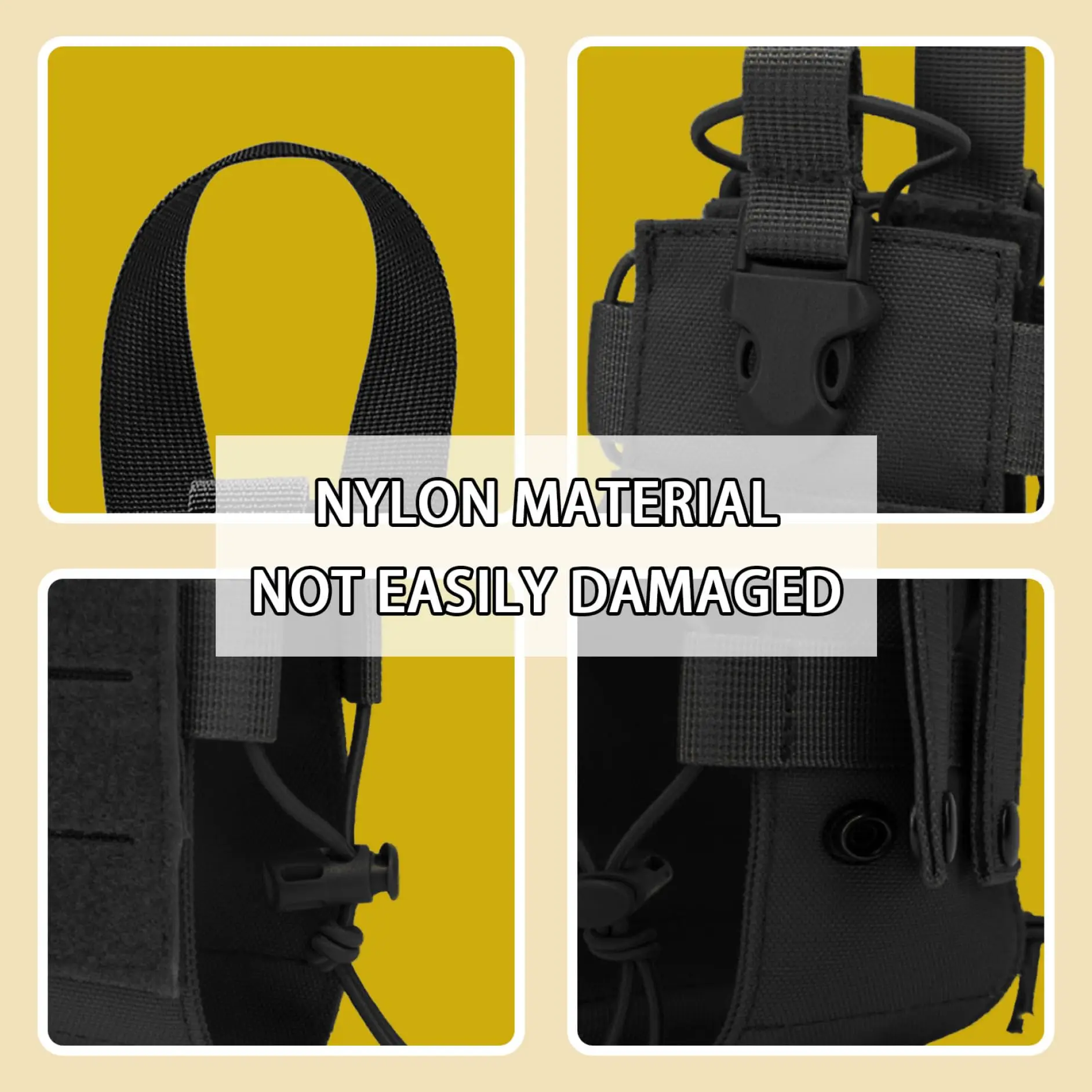 1000D Molle Waterfleshouder Tactische Zakjes 32 40 64 oz Multi Gebruik voor Buitensporten/Rugzak/Vest/Riem/Fiets