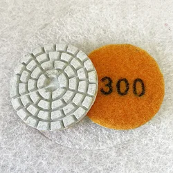 1Pc 2 Inch 50mm Abrasive Diamond White Wet Polishing Pad For Grinding And Cleaning Marble Granite Ceramic Quartz Stone