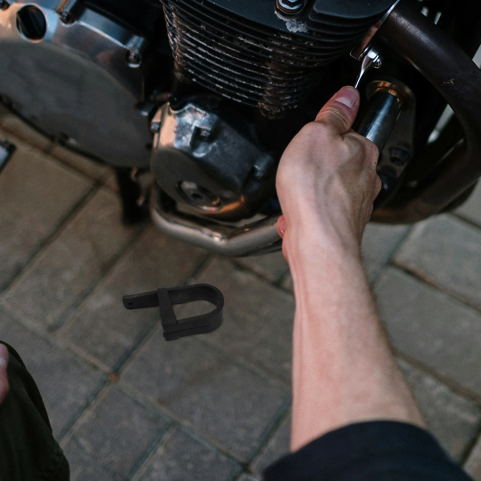 

2Pcs Motorcycle Chain Protector Buffer Rubber Durable Shock Absorption Off-Road Vehicle Swingarm Chain Protection Slider