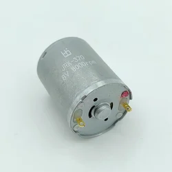 RK-370 DC 3V 5V 6V 9V 12V 12500RPM High Speed Mini 24mm Round Electric Motor Knurled Shaft DIY Hobby Toy Model