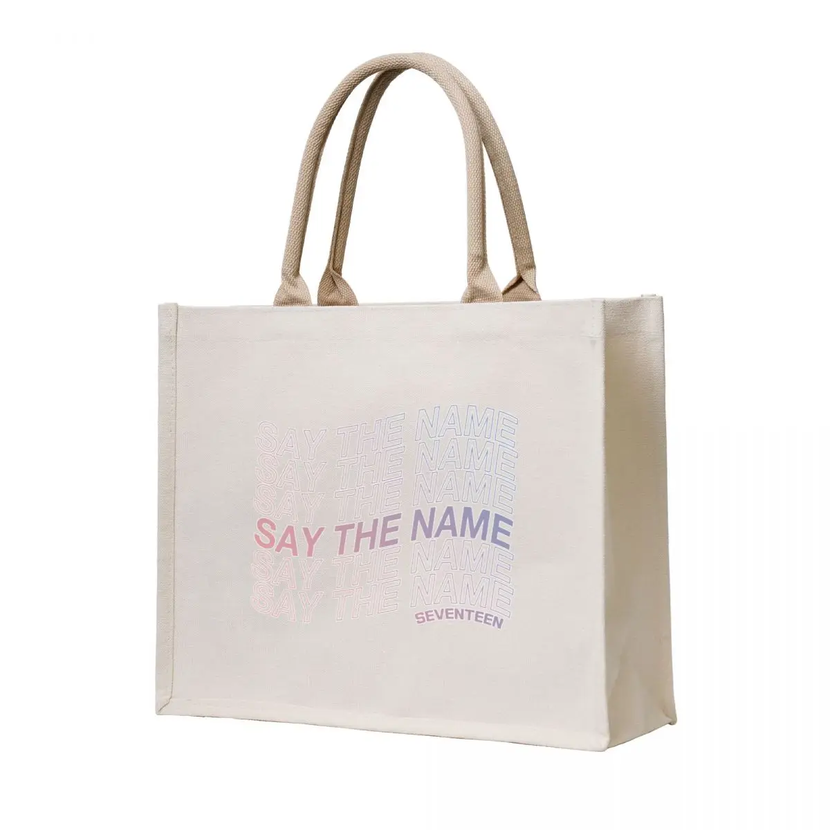 

SAY THE NAME Tote Bag bags woman 2025 shopping bags foldable personalized tote