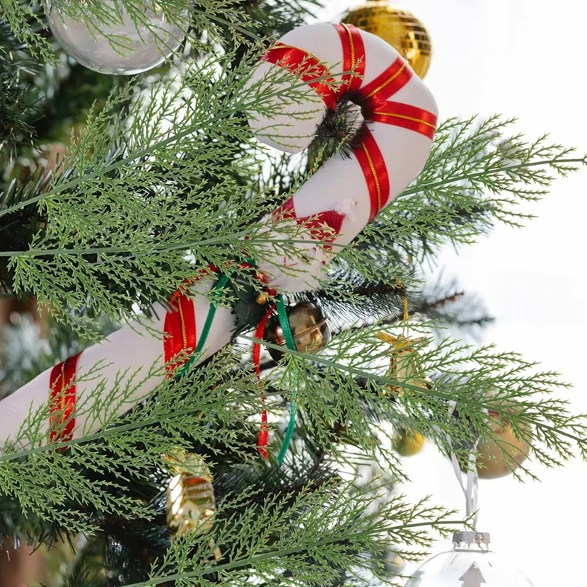

5Pcs Artificial Plant Plastic Pine Needle Green Tree Festival Party Decor Home Courtyard Accessory Diy Scrapbook Box Table Decor