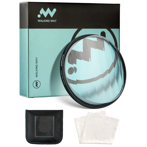 Imagen 2 del producto Filtro de fotografía de prisma lineal Walking Way para lentes de cámara efectos especiales filtro de vidrio creativo accesorios de película borrosa para el suelo