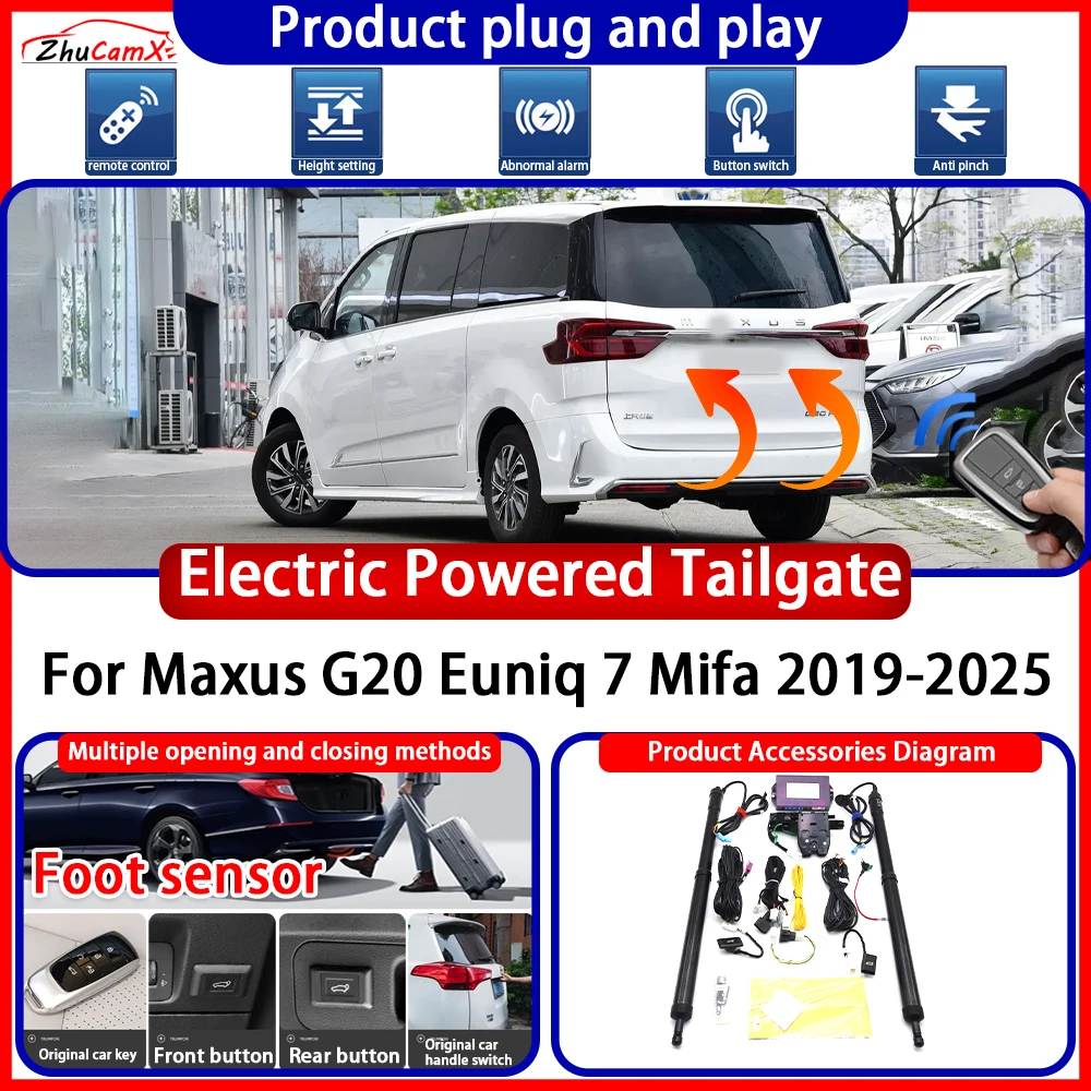 

ZhuCamX Electric OEM Powered Tailgate for Maxus G20 Euniq 7 Mifa 2019-2025 anti pinch Smart Intelligent Control Gate Lift Kit