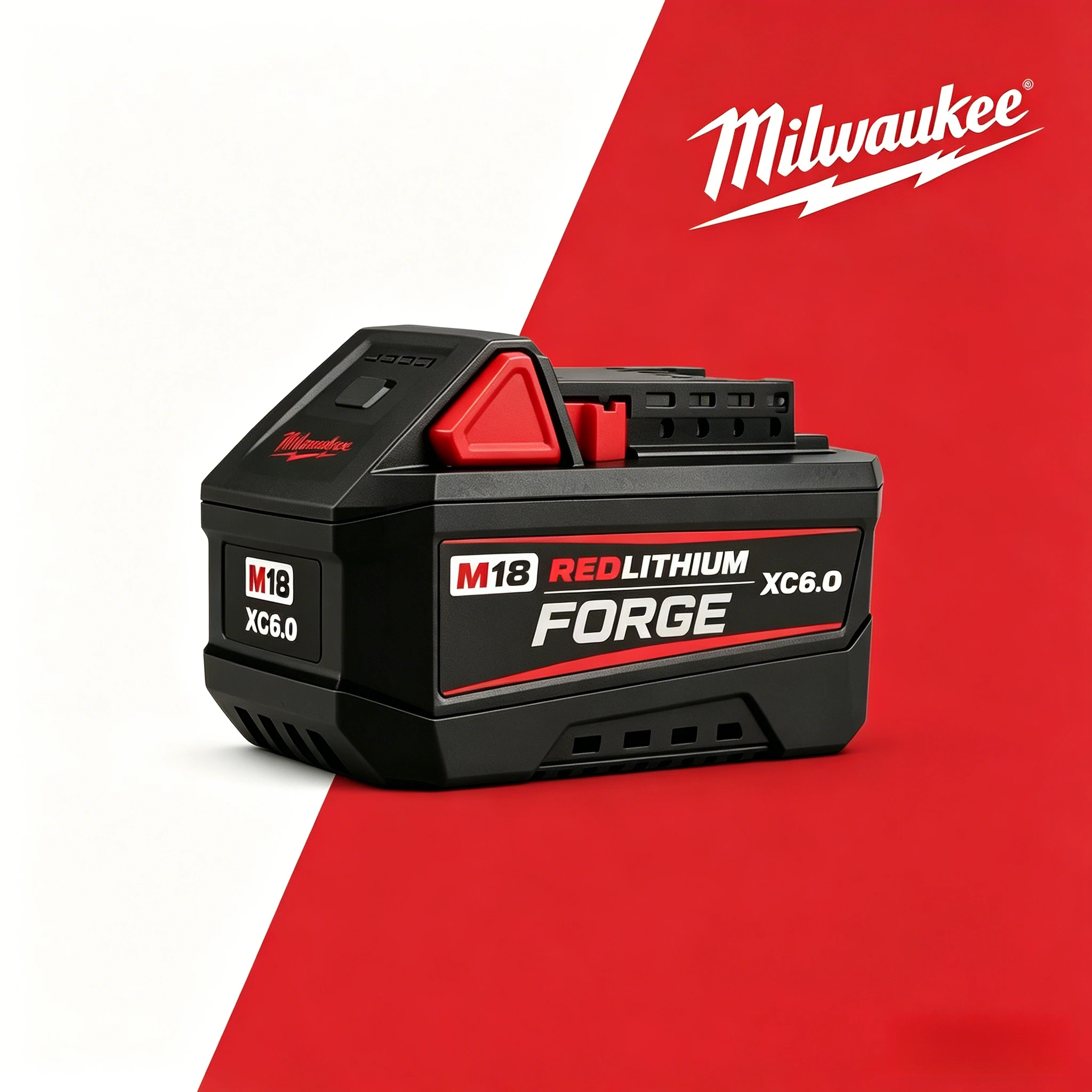 

Milwaukee M18 Forge 18V 6000/8000mAh 18650 Lithium Replacement Battery M18 Series Rechargeable Battery Cordless Power Tools