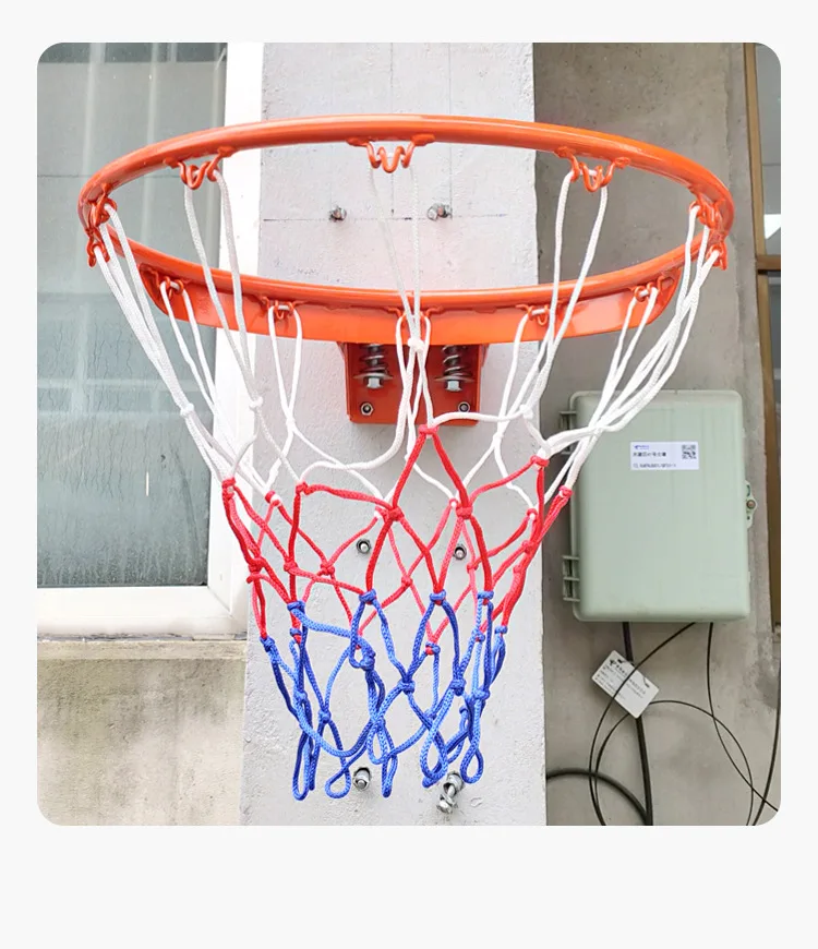 An der Wand montierter Basketballkorb für Erwachsene im Innen- und Außenbereich, tragbar, verstärkt, solide, mit Dunk-Fähigkeit, Gerichtsausrüstungsrahmen