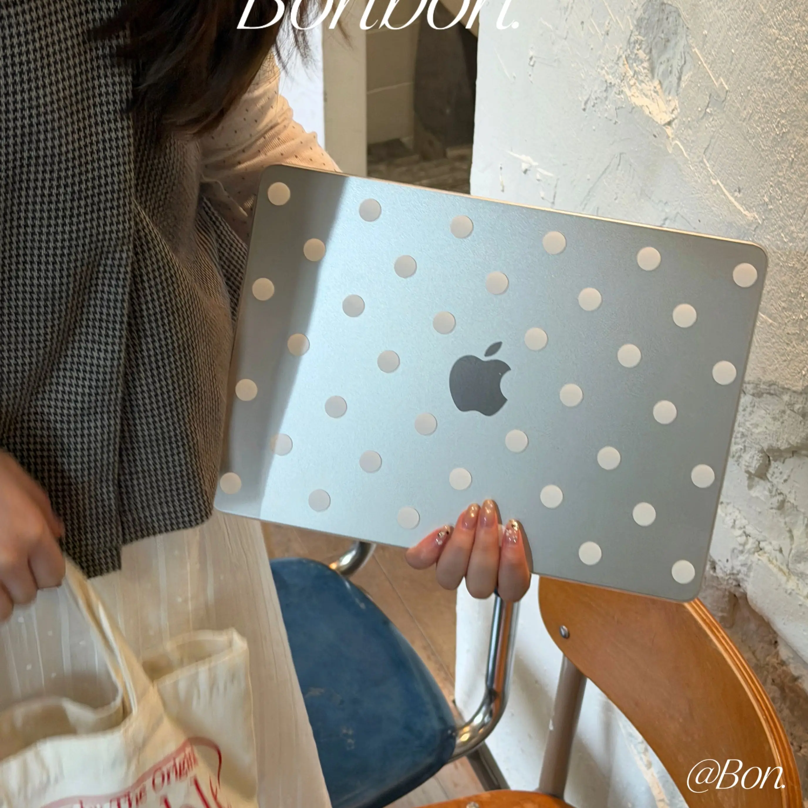 Korean Polka Dots Crystal Clear Laptop Case For Macbook Neo 2026 A3404 Air 13.6 M4 15 M3 Hard Cover Pro 13 16 M1 M2 14 Pc Cover
