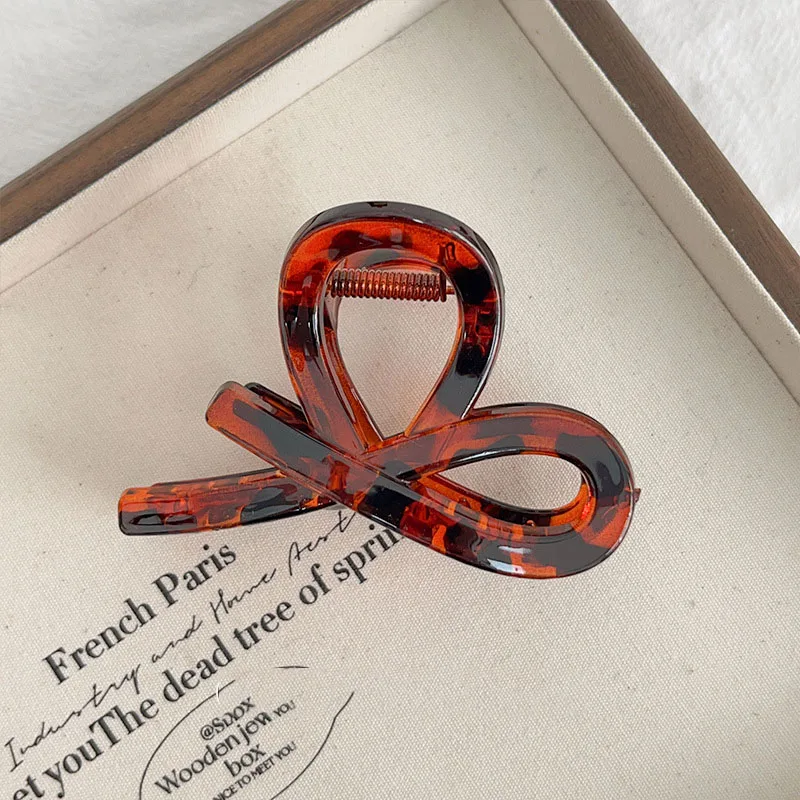 Vintage Haarspange mit geometrischer Schleife für hohe Pferdeschwänze – Haarklammer für Damen, Haarschmuck für den Hinterkopf – Detail 17
