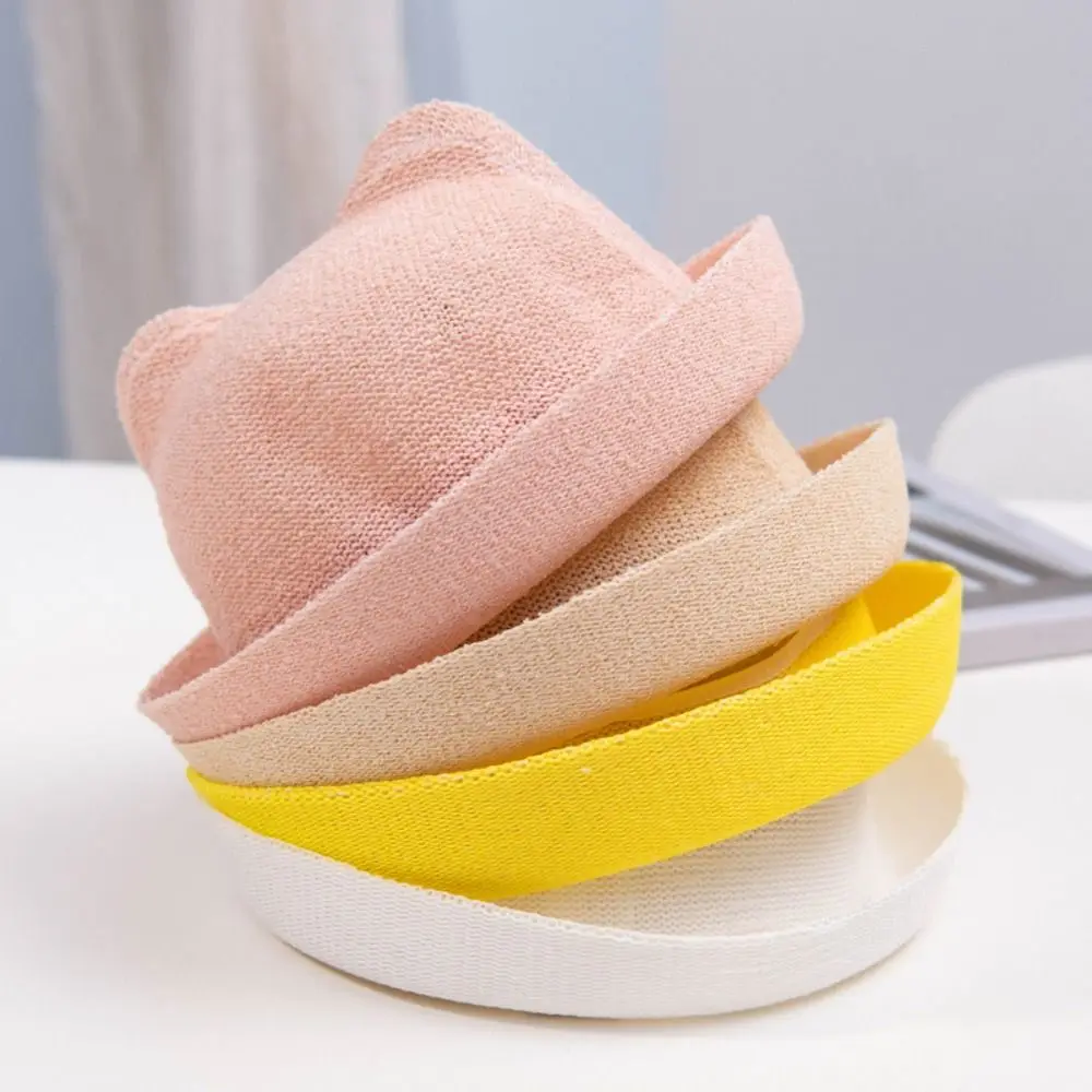 Breathable Baby Straw Hat 1-3Y Sunshade Cartoon Animal Summer Sun Hat Sunbonnet Panama Cap Girls Boys