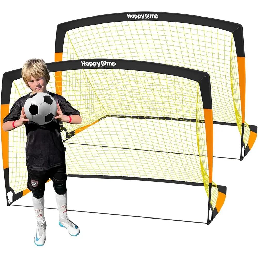 

Sized Soccer Goals for Kids: 7x5, 6.6x3.3, 5x3.6, 4x3, 3x2.2 ft Nets