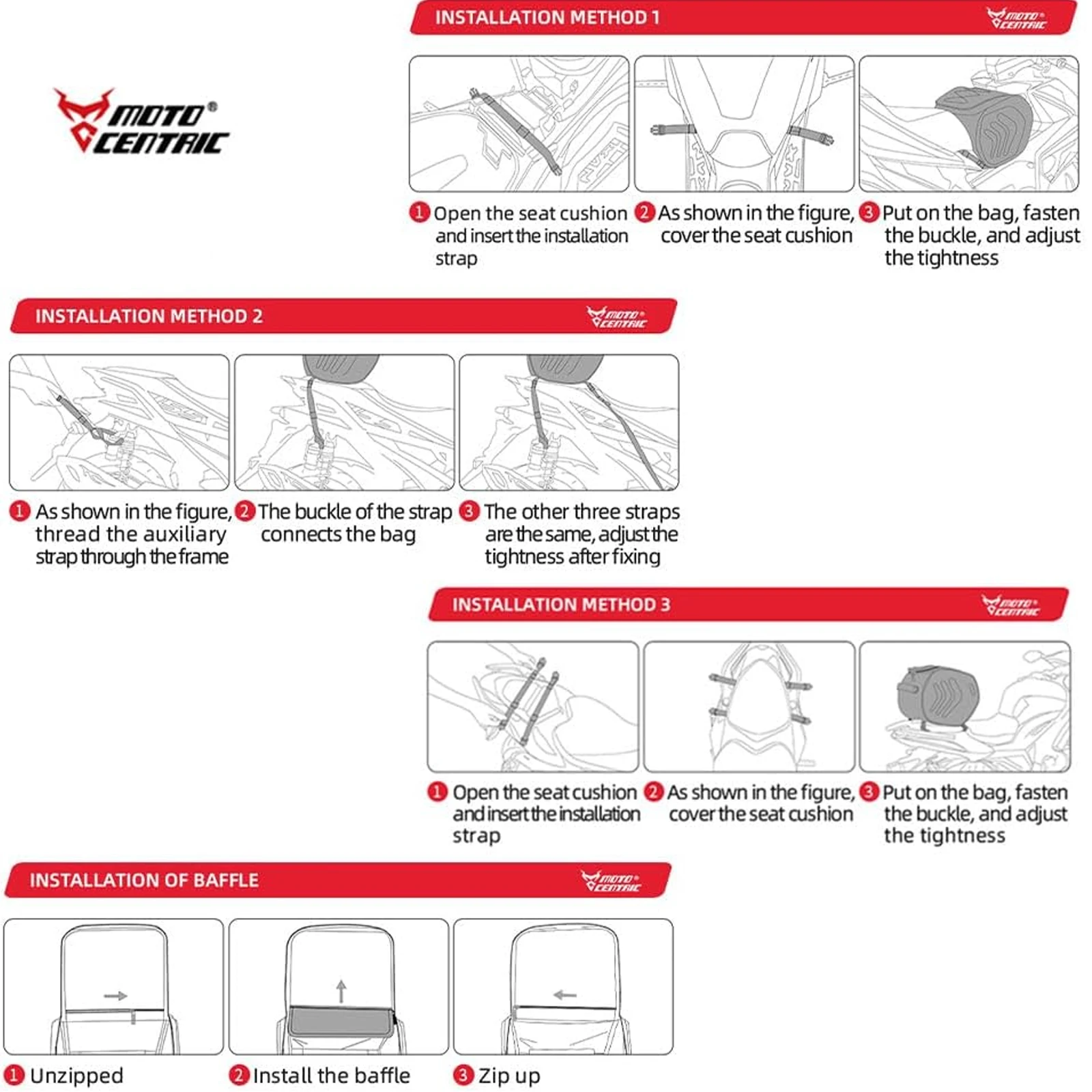 العالمي للدراجات النارية مضيئة حقيبة خفيفة متعددة الوظائف ثنائي الغرض الرجعية منحني شعاع/الذيل سكوتر الشارع سيارة المقعد الأمامي والخلفي