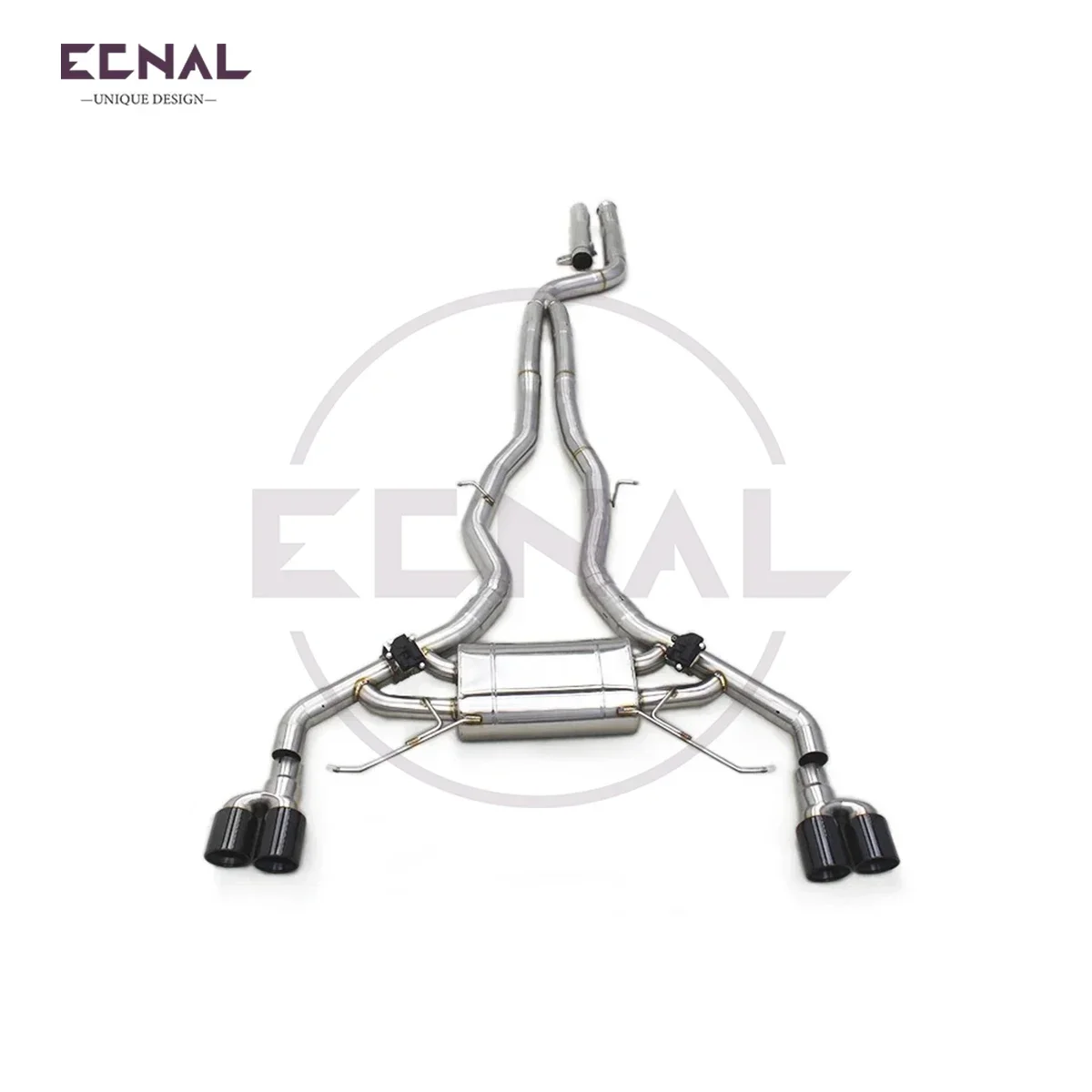 Ecnal for G01 G02 X3 X4 M40i B58 3.0T SS304 High Performance Catback Valve Exhaust System with Exhaust Muffler