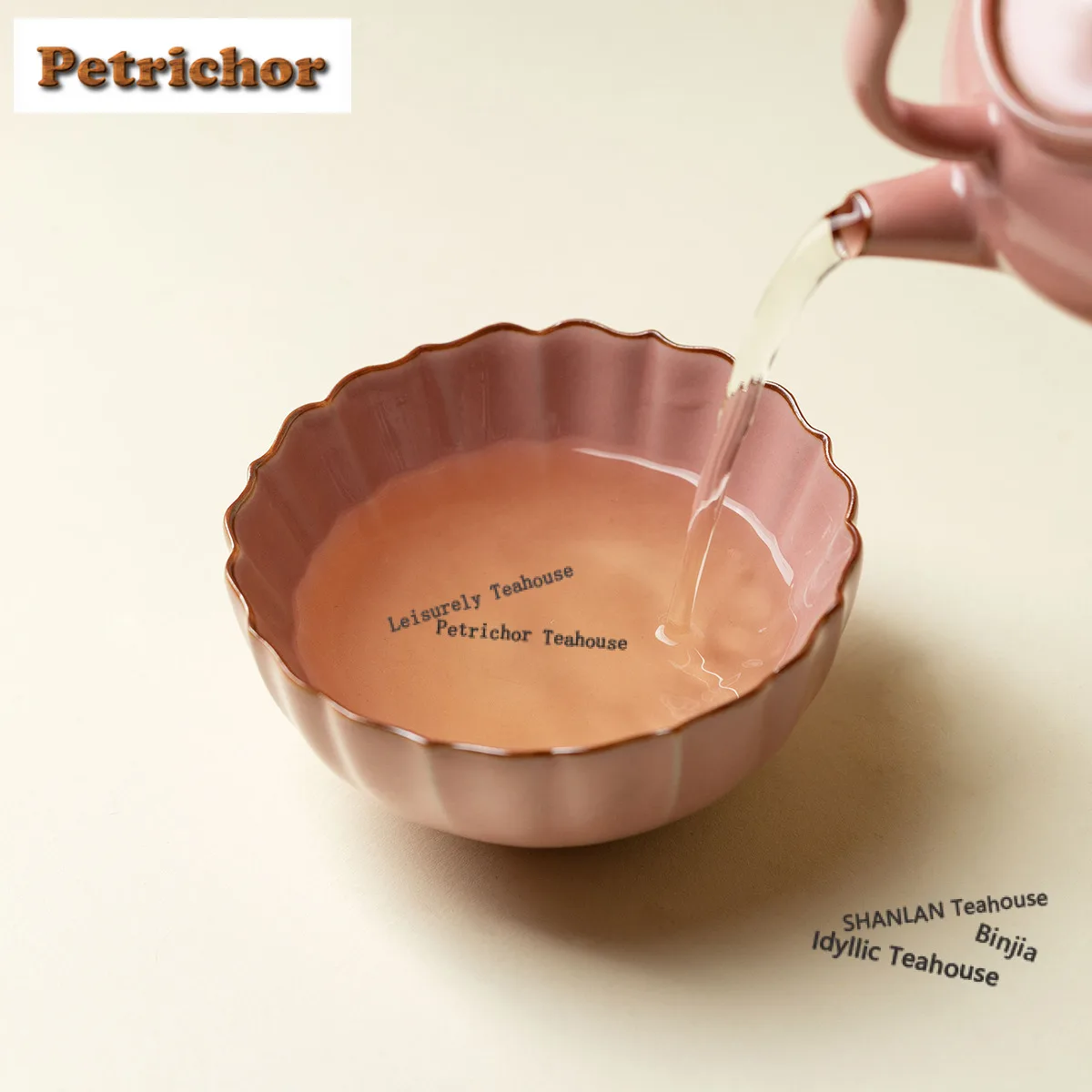 

Чайная чашка Ru Kiln с розовым кракелюром и цветочным узором, ретро-чайник для чая, чашка для дегустации и ароматизации, чайная чашка Чазан, мастер-чашка для чайной церемонии