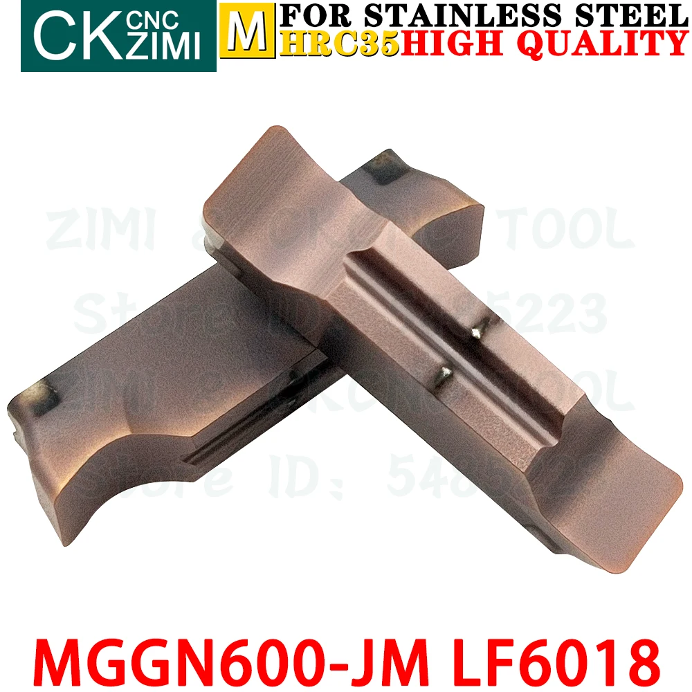 MGGN600-JM LF6018 MGGN 600 JM LF6018 6mm fine grinding Carbide Sisipan Cutting grooving Sisipan alat MGMN600 MGGN600 JM LF6018 CNC mekanik Logam Bubut Alat untuk Stainless Steel