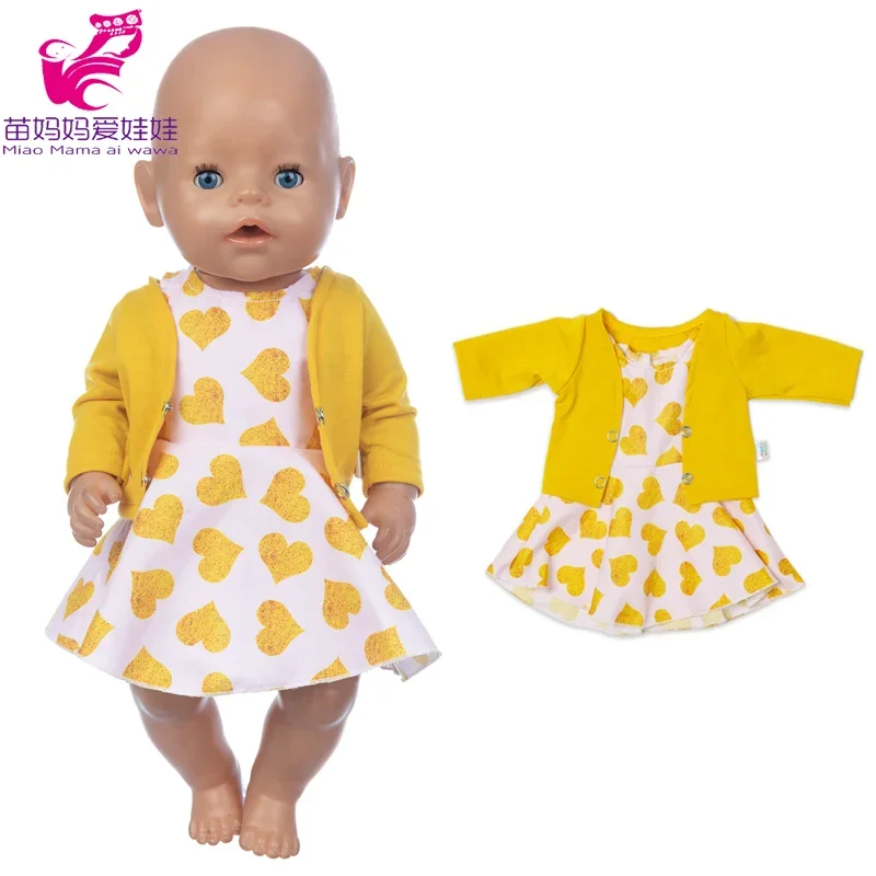 Baby Doll Dress motivo floreale 16 pollici Reborn Dolls Clothes Summer Dress giocattoli per bambini indossa