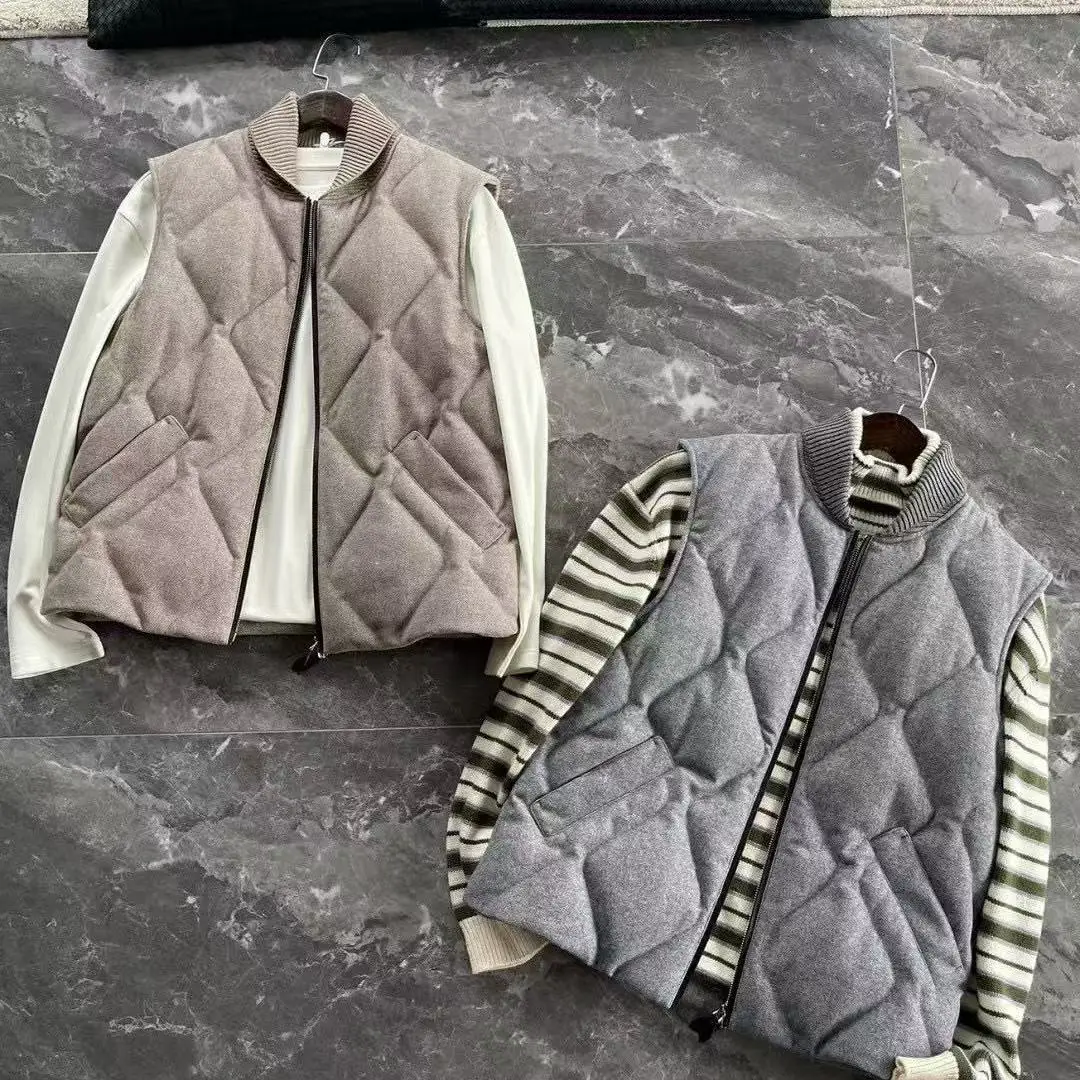 

Итальянский повседневный пуховик с воротником-стойкой и старыми деньгами