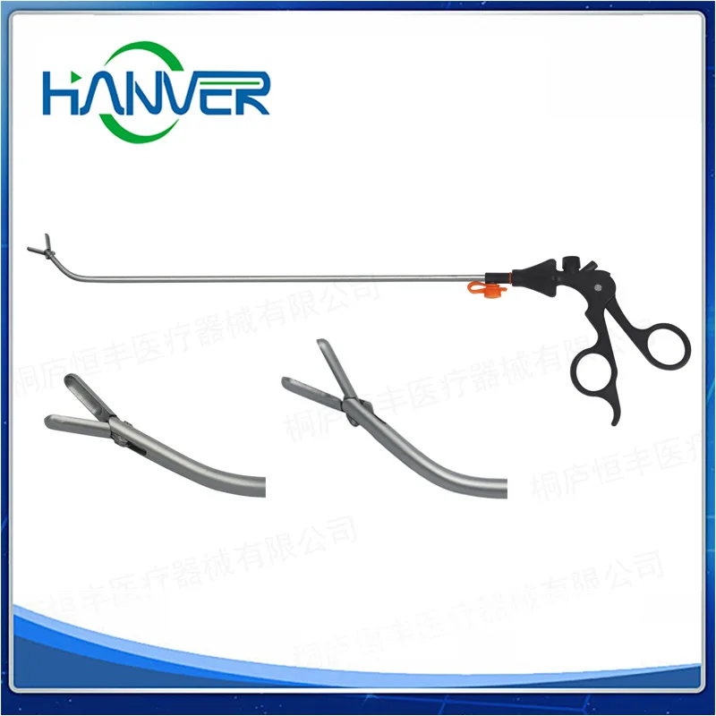 Manufacturer, Laparoscopic Biliary Lithotomy Forceps 5mm Lithotomy Forceps, Horizontal Opening, Straight Opening, Excellent Qual