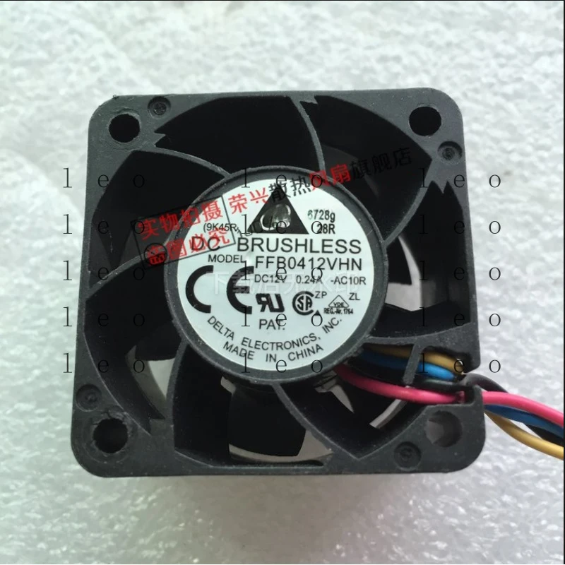 

Delta FFB0412VHN-AC1 0R DC12V 0.24A 4028 4cm 4-wire cooling fan