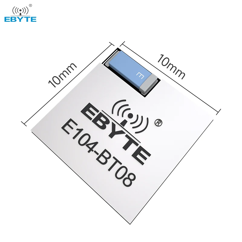 4PCS Bluetooth to Serial Port Module BLE5.1 EBYTE E104-BT08 Low Power Consumption Support Beacon and iBeacon UART Module SMD