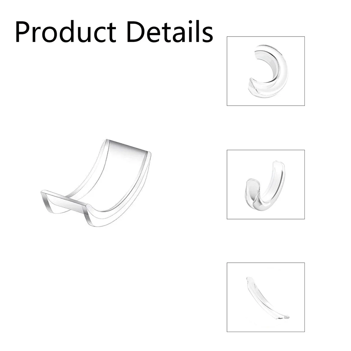 12Pcs Invisible Ring Size Adjuster for Loose Rings Ring Adjuster Fit Any Rings Ring Clips to Make Rings Smaller Ring