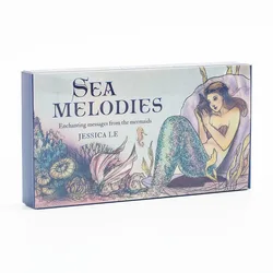 Sea Melodies Magical Messages Word Cards Mini Edition for Family Gatherings 40Pcs 11*6cm Board Game English Version
