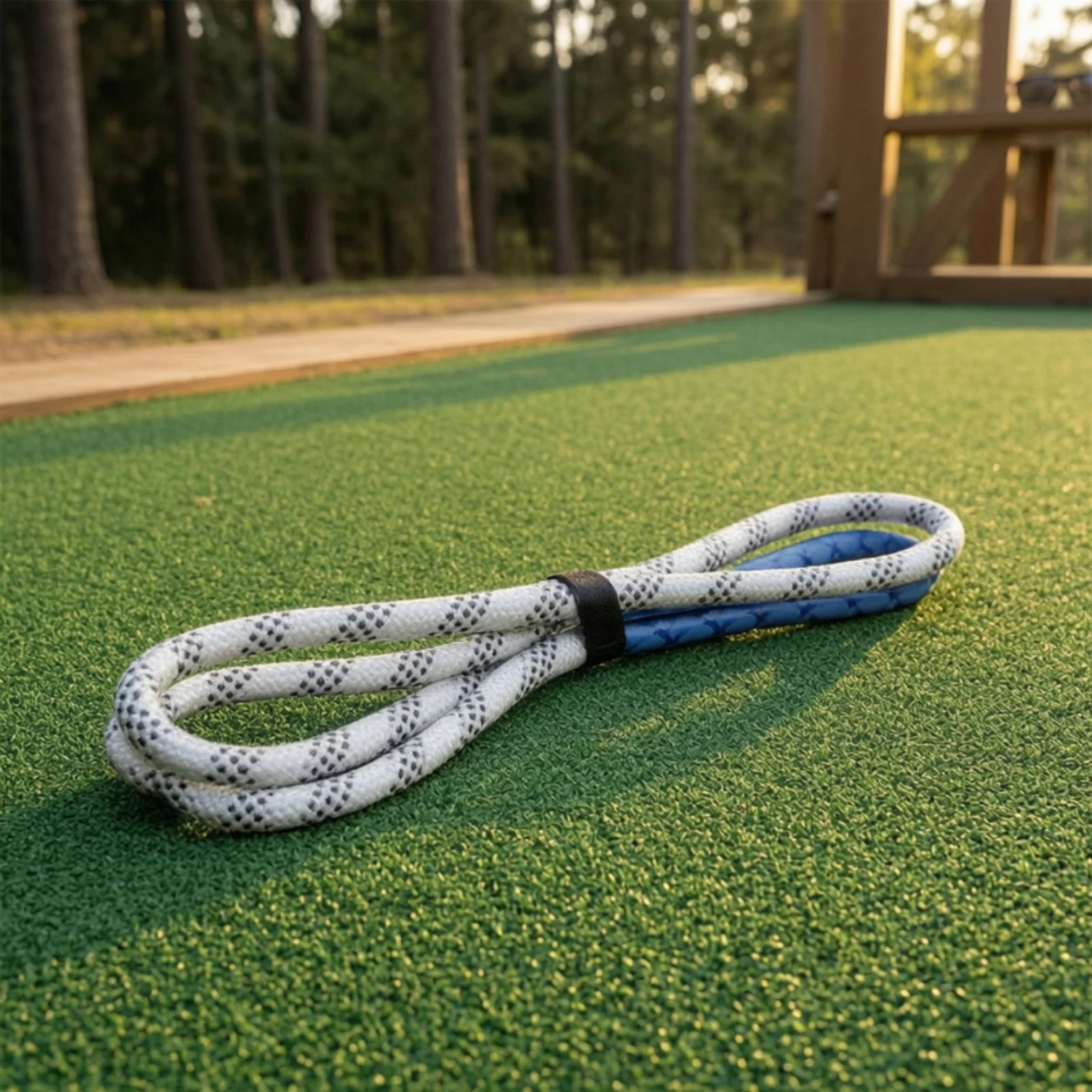 Golf Swing Training Rope Portable Golf Swing Training Aid with Grip Sleeves Indoor Safe for Golfers, Home, Backyard view 6