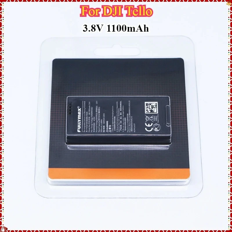 

New 3.8V 1100mAh for Fullymax Flight Battery for DJI Tello, Tello Edu Drone & Battery Charging Hub