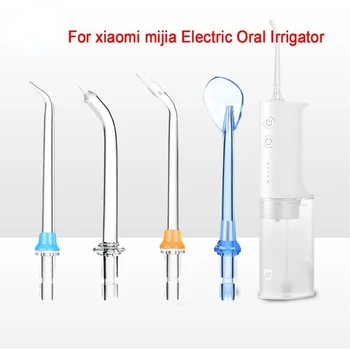 Xiaomi Oral Irrigator อุปกรณ์เสริม IPX7 กันน้ํา Water Jet Flosser ทําความสะอาดช่องปาก W 4 หัวฉีดหน่วยความจําปากทําความสะอาดไม่ใช่ต้นฉบับ