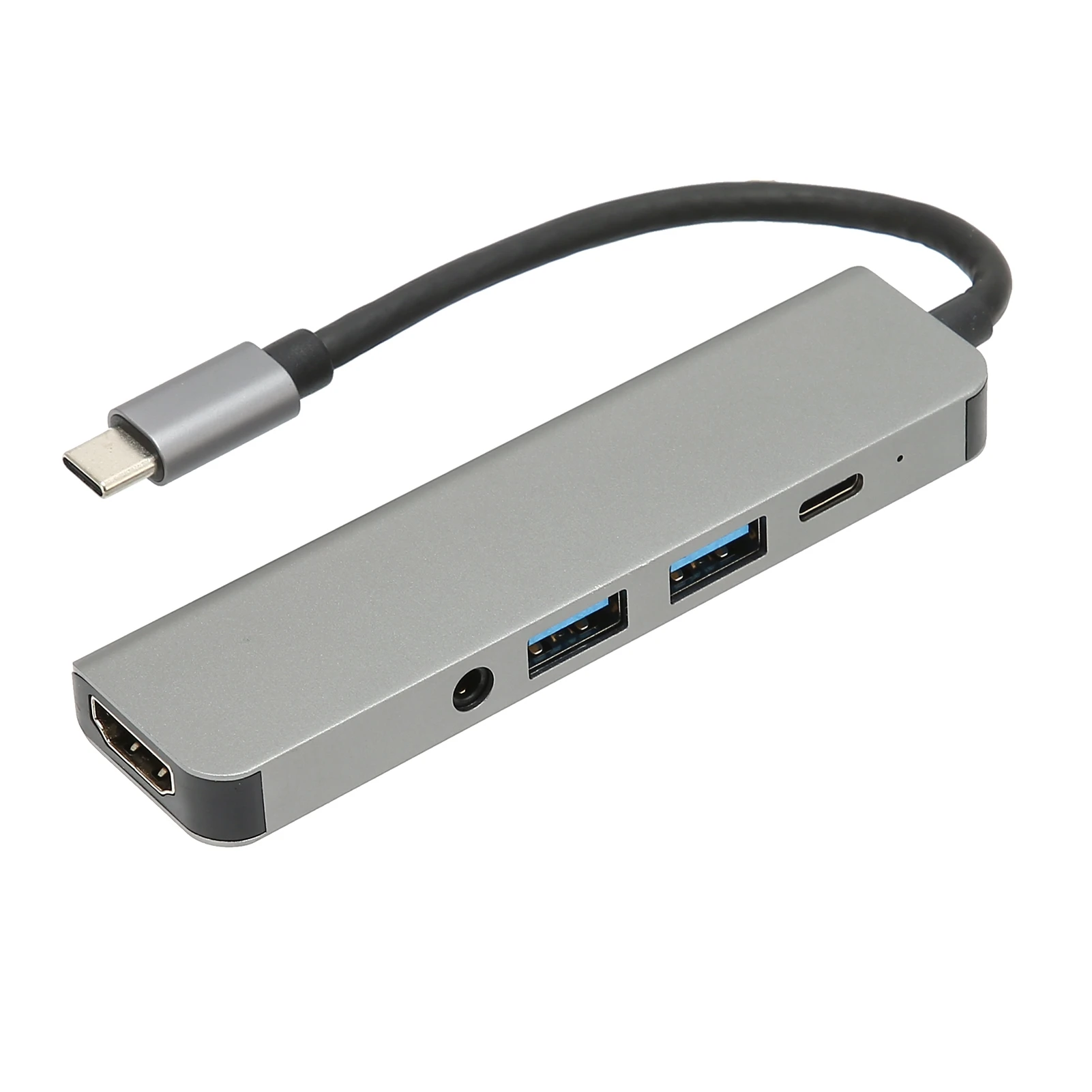 USB Port Expander Widely Used Type C To Audio PD 5Gbps  5 in 1 Port Expander USB C Hub for Mouse for Keyboard