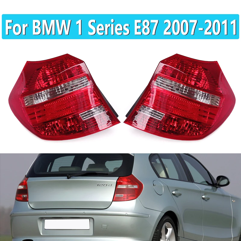 For BMW 1 Series E87 2007 2008 2009 2010 2011 Car Red Rear Tail Light Brake Light Reversing Steering Light Without Bulb